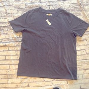 NWT Madewell women’s large gray T-shirt short sleeve